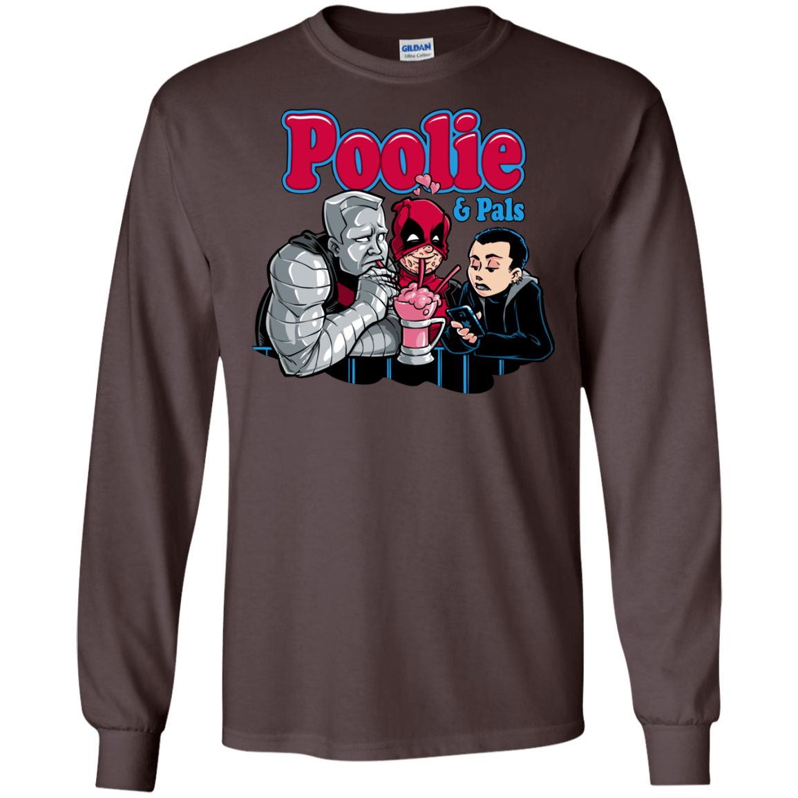 T-Shirts Dark Chocolate / S Poolie Men's Long Sleeve T-Shirt