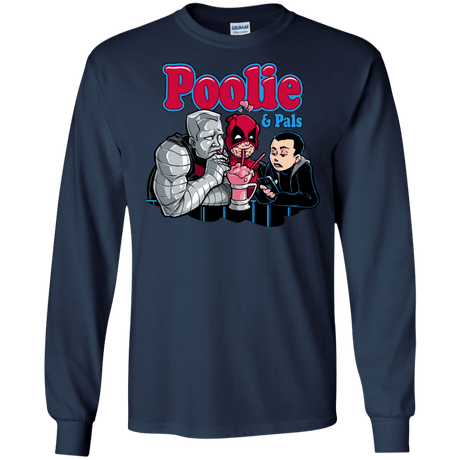 T-Shirts Navy / S Poolie Men's Long Sleeve T-Shirt