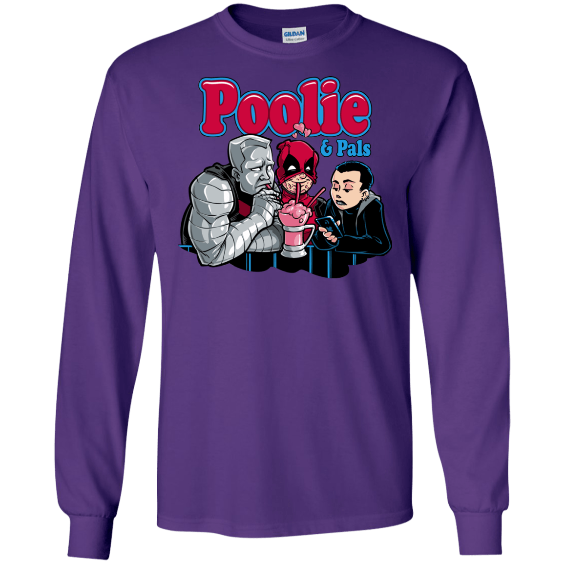 T-Shirts Purple / S Poolie Men's Long Sleeve T-Shirt