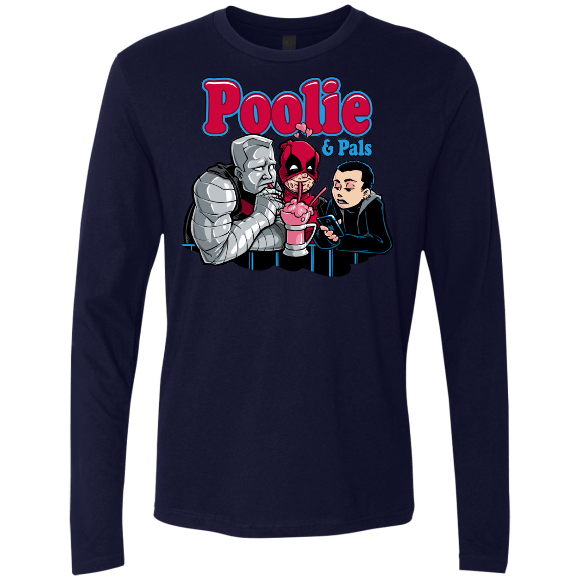T-Shirts Midnight Navy / S Poolie Men's Premium Long Sleeve