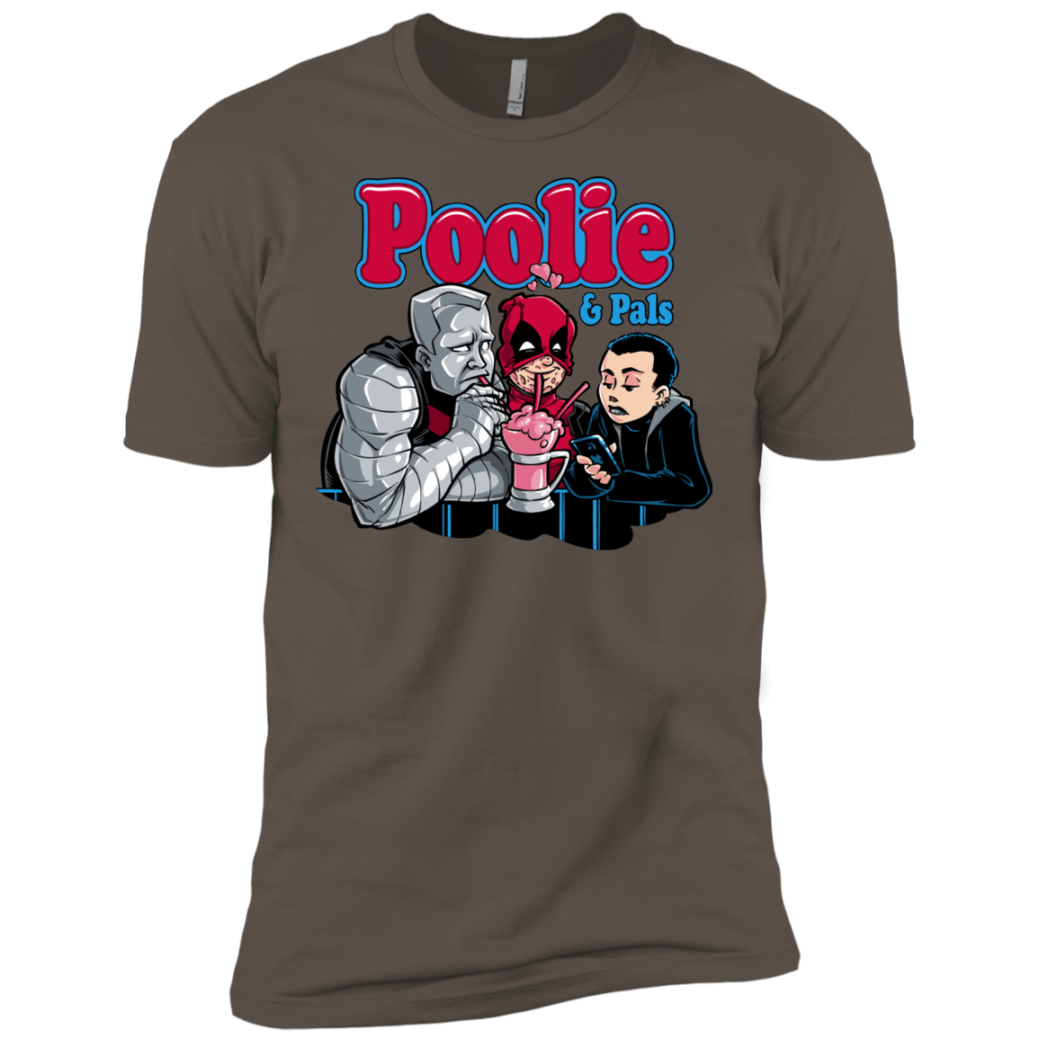 T-Shirts Warm Grey / X-Small Poolie Men's Premium T-Shirt