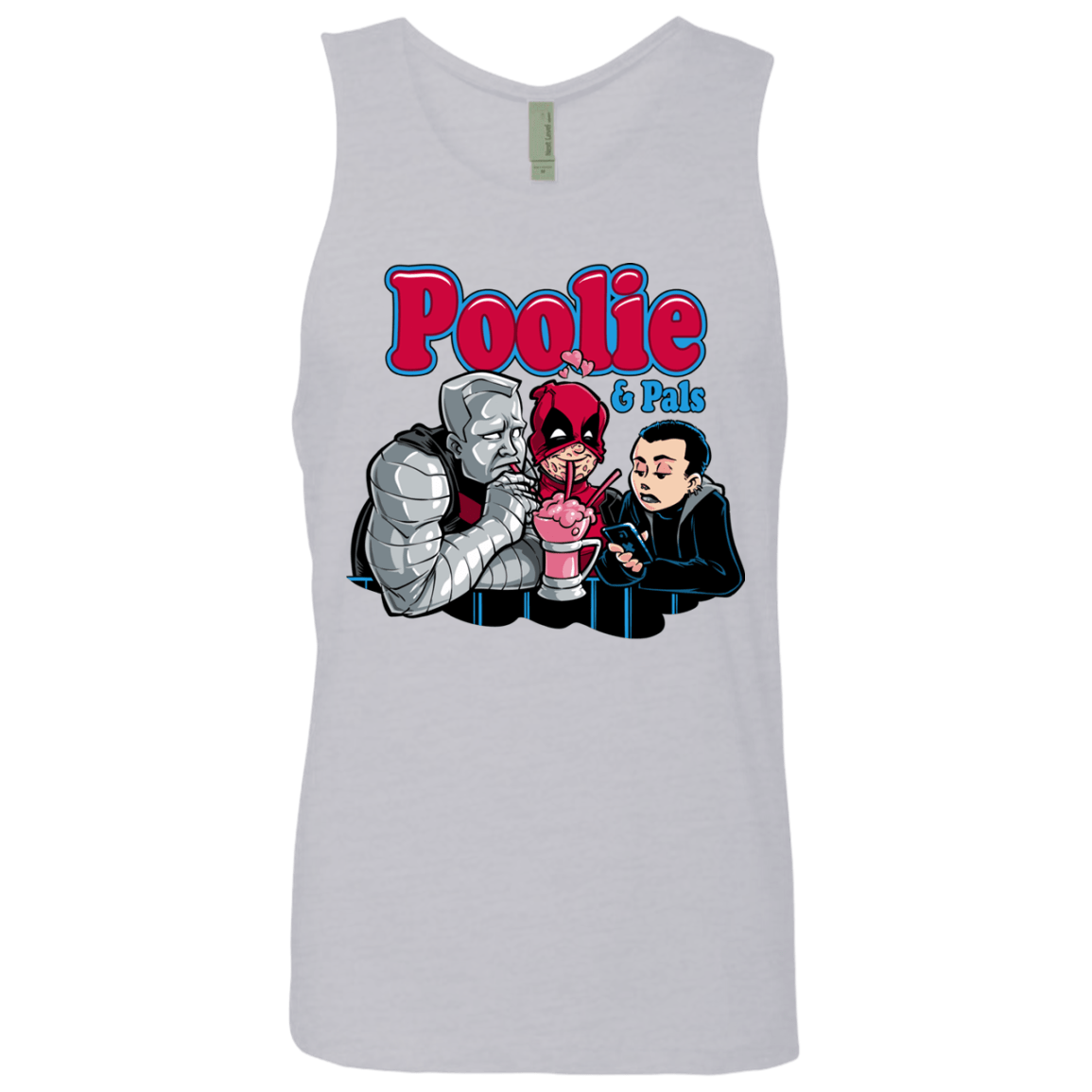 T-Shirts Heather Grey / S Poolie Men's Premium Tank Top