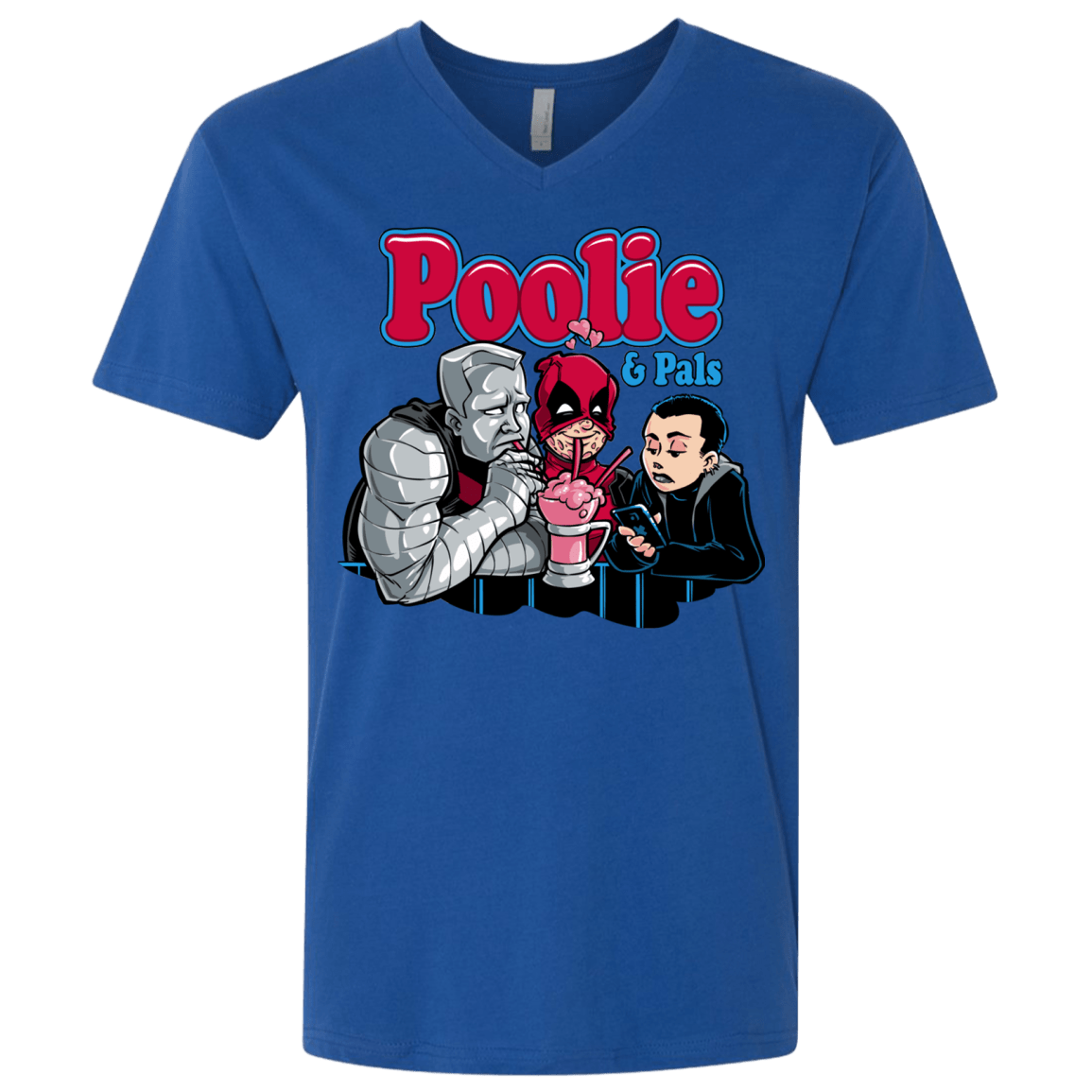 T-Shirts Royal / X-Small Poolie Men's Premium V-Neck