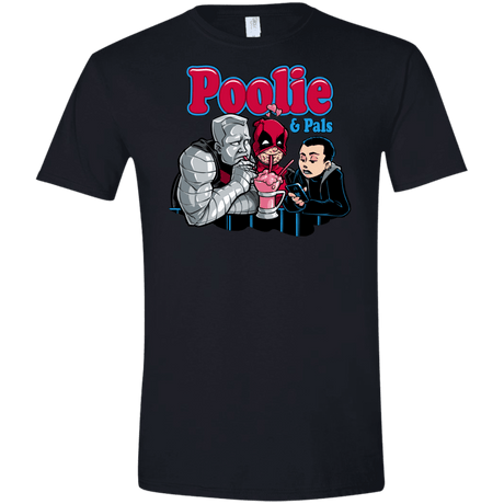 T-Shirts Black / X-Small Poolie Men's Semi-Fitted Softstyle