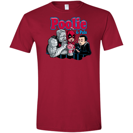 T-Shirts Cardinal Red / S Poolie Men's Semi-Fitted Softstyle