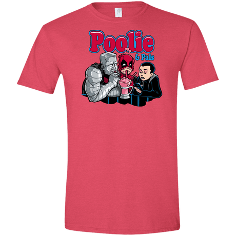 T-Shirts Heather Red / S Poolie Men's Semi-Fitted Softstyle