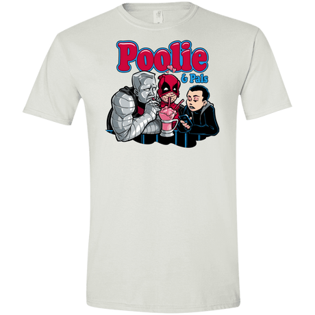 T-Shirts White / X-Small Poolie Men's Semi-Fitted Softstyle