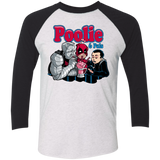 T-Shirts Heather White/Vintage Black / X-Small Poolie Men's Triblend 3/4 Sleeve