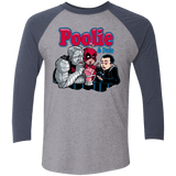 T-Shirts Premium Heather/Vintage Navy / X-Small Poolie Men's Triblend 3/4 Sleeve