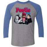 T-Shirts Premium Heather/Vintage Royal / X-Small Poolie Men's Triblend 3/4 Sleeve