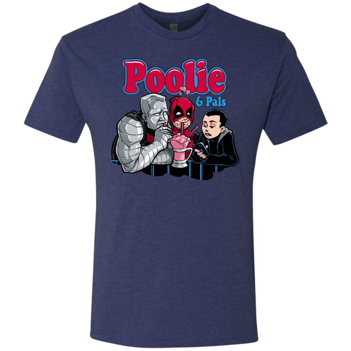 T-Shirts Vintage Navy / S Poolie Men's Triblend T-Shirt