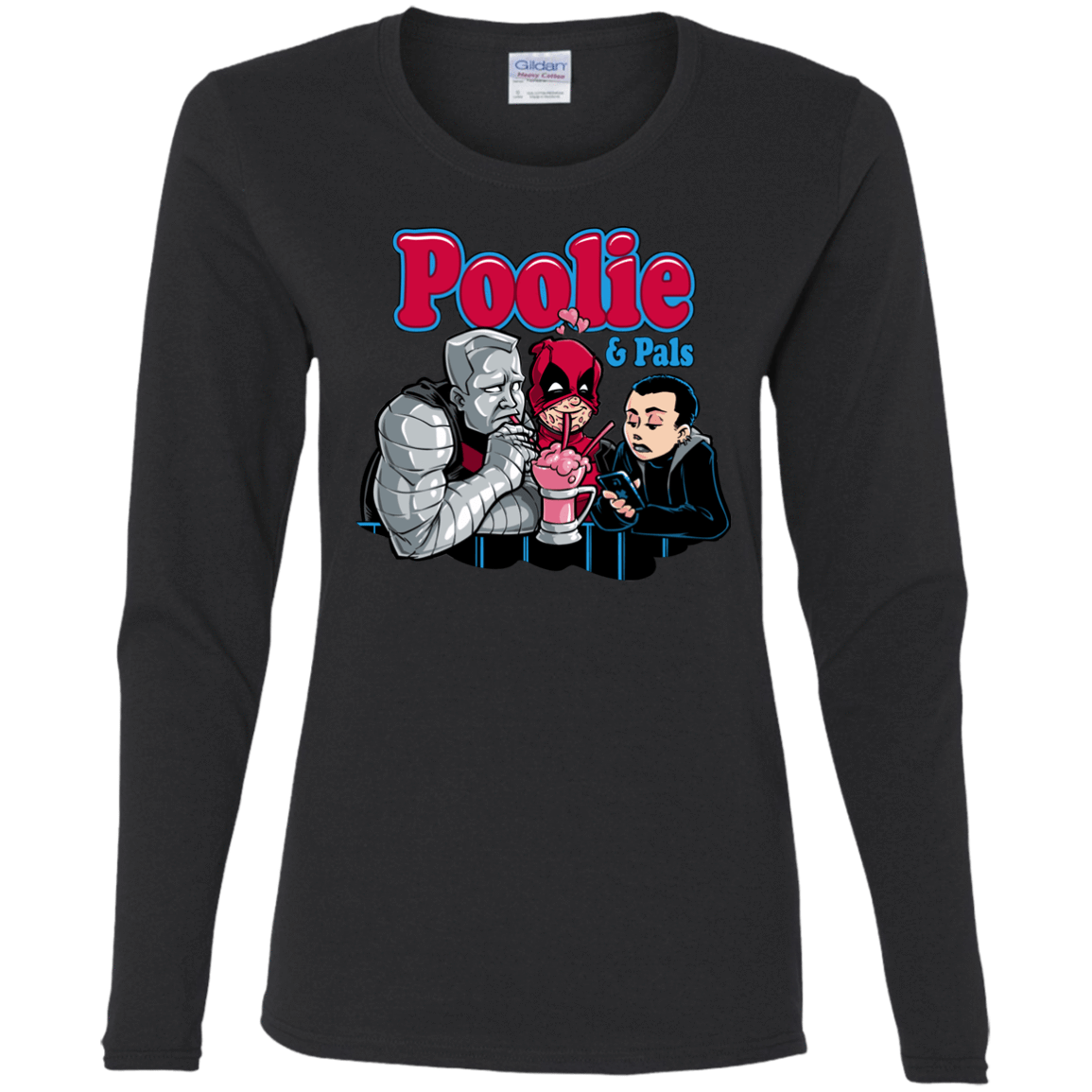 T-Shirts Black / S Poolie Women's Long Sleeve T-Shirt