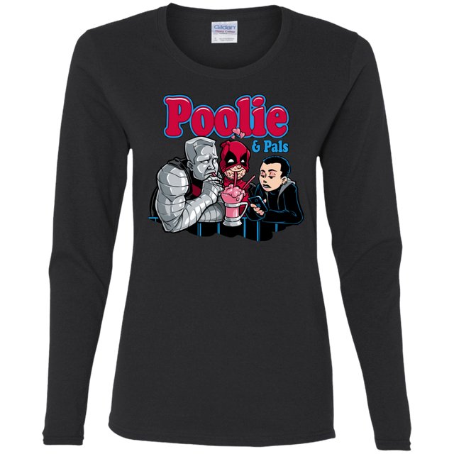 T-Shirts Black / S Poolie Women's Long Sleeve T-Shirt