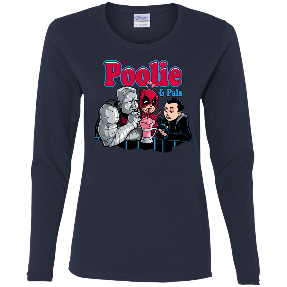 T-Shirts Navy / S Poolie Women's Long Sleeve T-Shirt