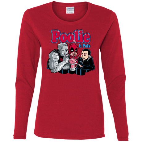 T-Shirts Red / S Poolie Women's Long Sleeve T-Shirt