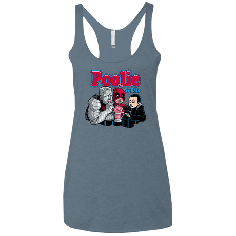 T-Shirts Indigo / X-Small Poolie Women's Triblend Racerback Tank