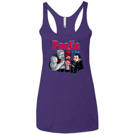 T-Shirts Purple Rush / X-Small Poolie Women's Triblend Racerback Tank