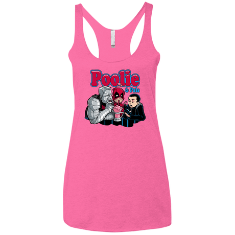 T-Shirts Vintage Pink / X-Small Poolie Women's Triblend Racerback Tank