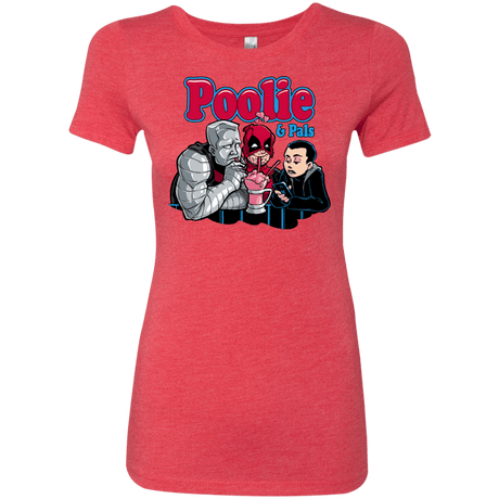 T-Shirts Vintage Red / S Poolie Women's Triblend T-Shirt