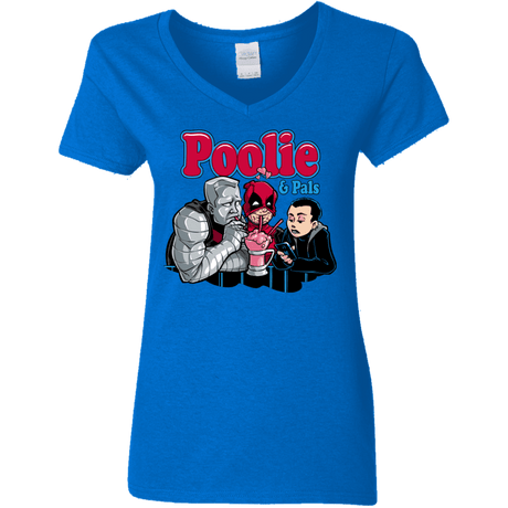 T-Shirts Royal / S Poolie Women's V-Neck T-Shirt