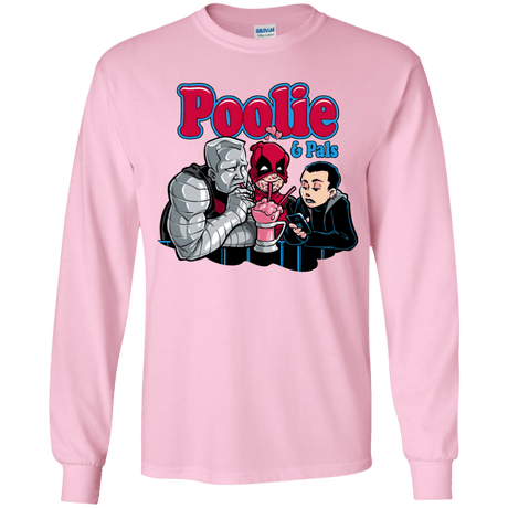 T-Shirts Light Pink / YS Poolie Youth Long Sleeve T-Shirt