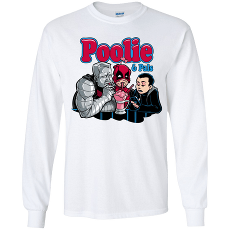 T-Shirts White / YS Poolie Youth Long Sleeve T-Shirt