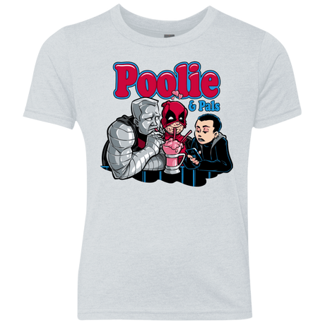 T-Shirts Heather White / YXS Poolie Youth Triblend T-Shirt