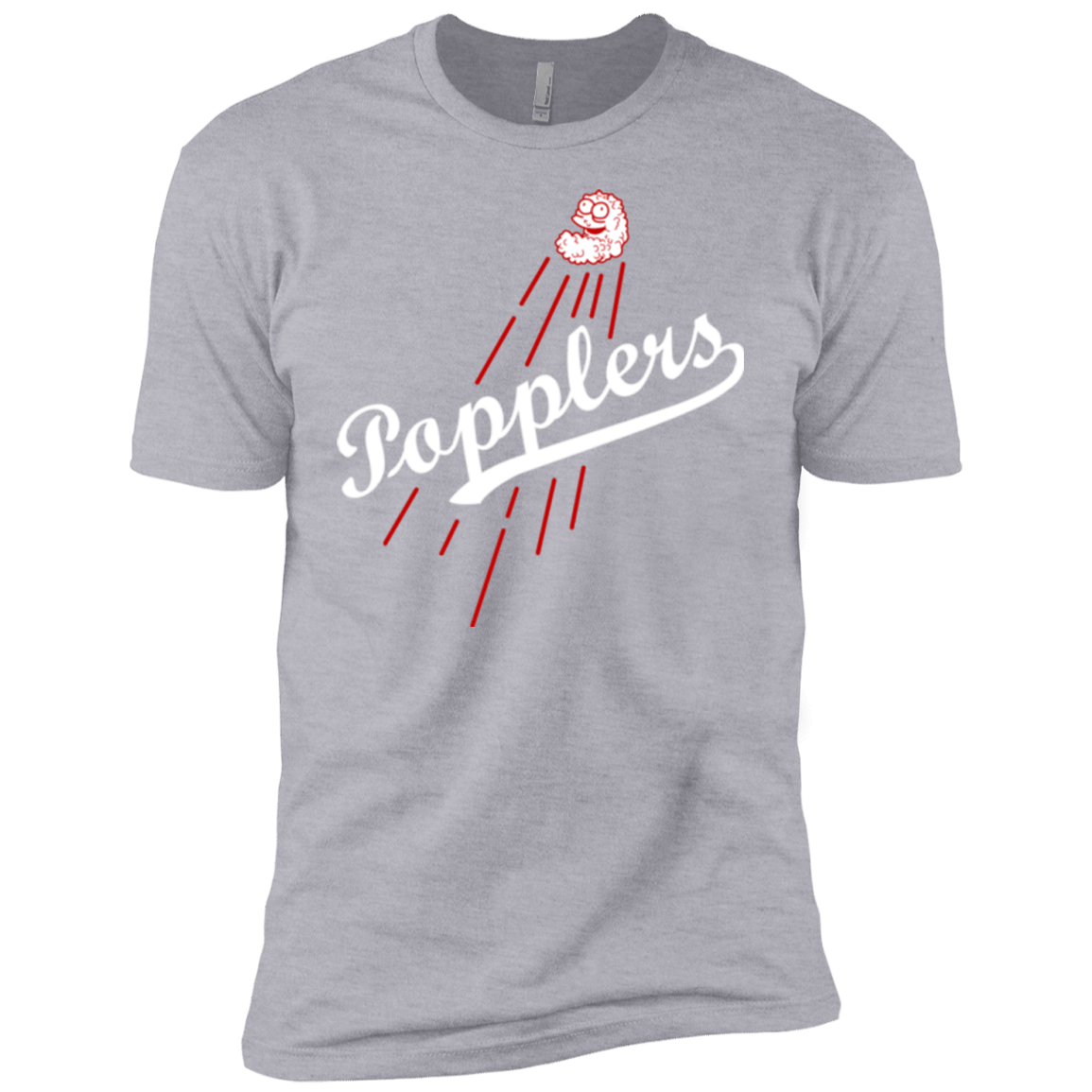 T-Shirts Heather Grey / YXS Popplers Boys Premium T-Shirt