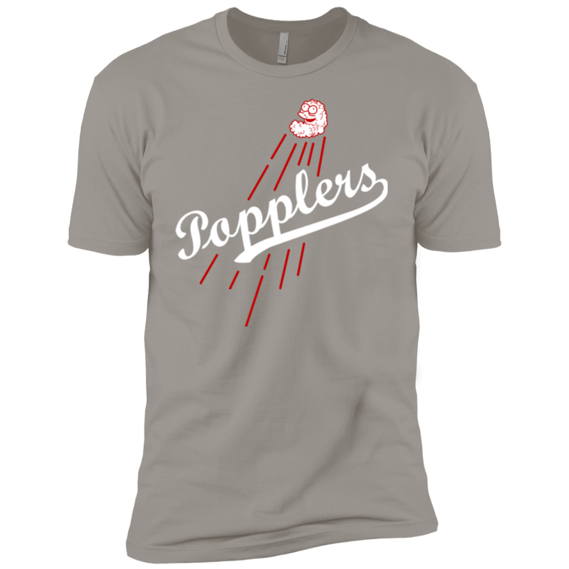 T-Shirts Light Grey / YXS Popplers Boys Premium T-Shirt