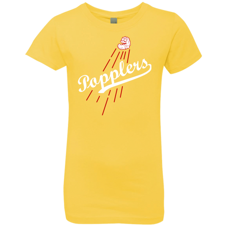 T-Shirts Vibrant Yellow / YXS Popplers Girls Premium T-Shirt