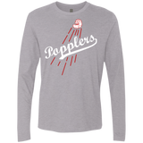 T-Shirts Heather Grey / Small Popplers Men's Premium Long Sleeve