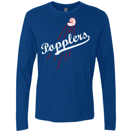 T-Shirts Royal / Small Popplers Men's Premium Long Sleeve
