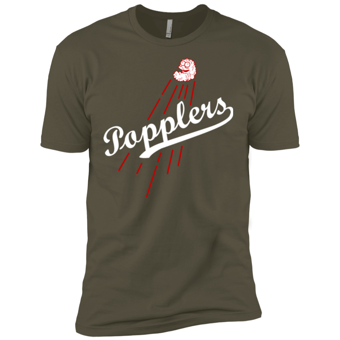 T-Shirts Military Green / X-Small Popplers Men's Premium T-Shirt