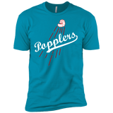 T-Shirts Turquoise / X-Small Popplers Men's Premium T-Shirt