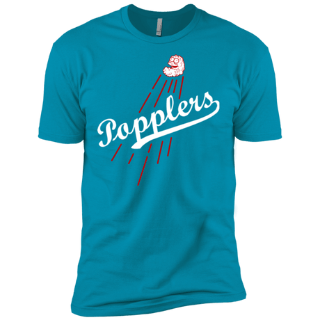 T-Shirts Turquoise / X-Small Popplers Men's Premium T-Shirt