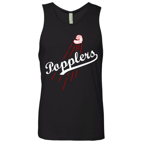 T-Shirts Black / Small Popplers Men's Premium Tank Top