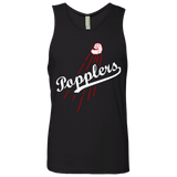 T-Shirts Black / Small Popplers Men's Premium Tank Top