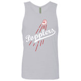 T-Shirts Heather Grey / Small Popplers Men's Premium Tank Top