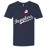 T-Shirts Midnight Navy / X-Small Popplers Men's Premium V-Neck