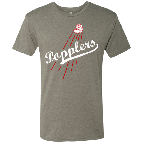 T-Shirts Venetian Grey / Small Popplers Men's Triblend T-Shirt