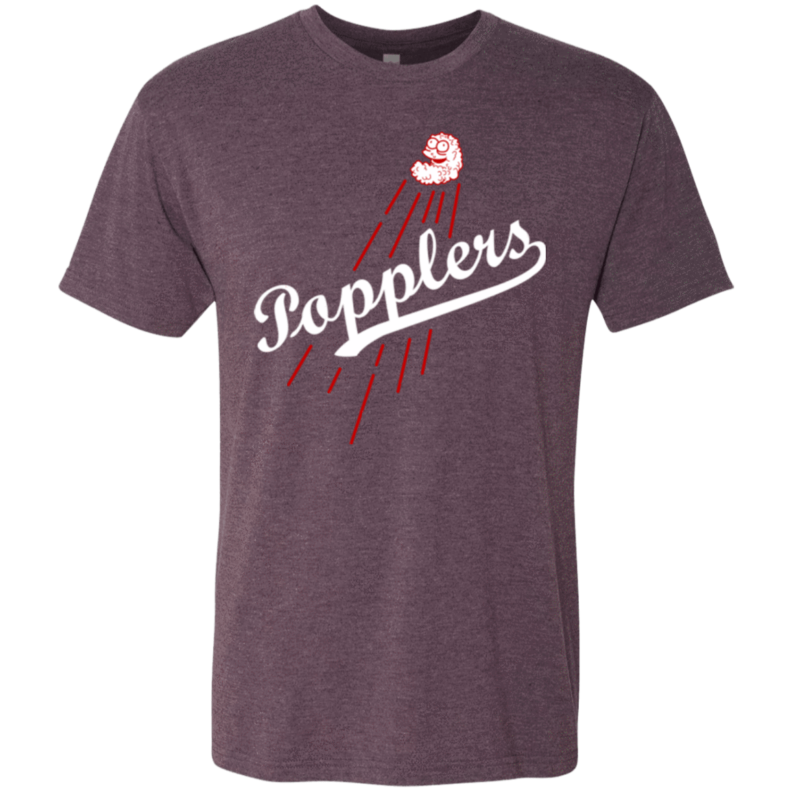 T-Shirts Vintage Purple / Small Popplers Men's Triblend T-Shirt