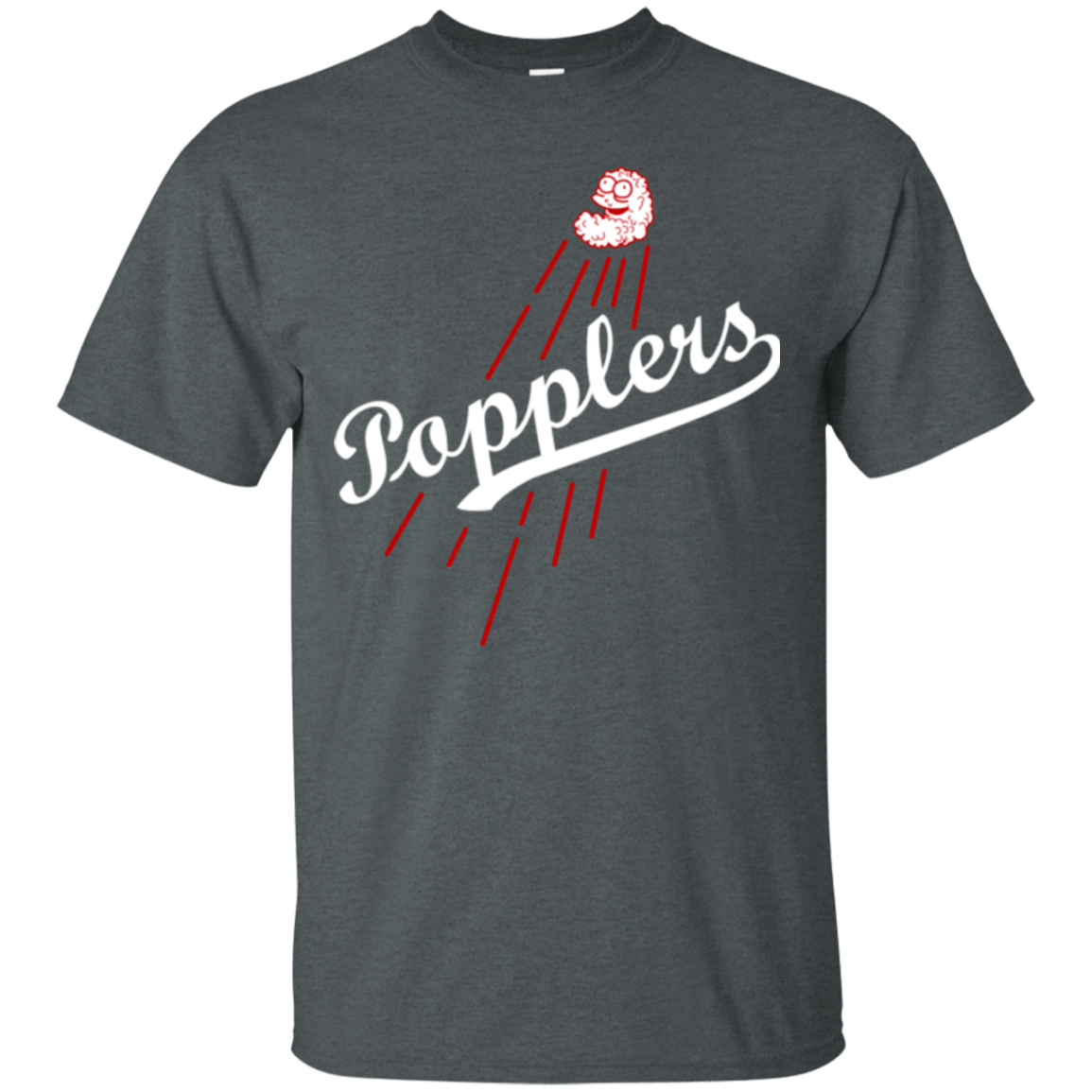 T-Shirts Dark Heather / Small Popplers T-Shirt