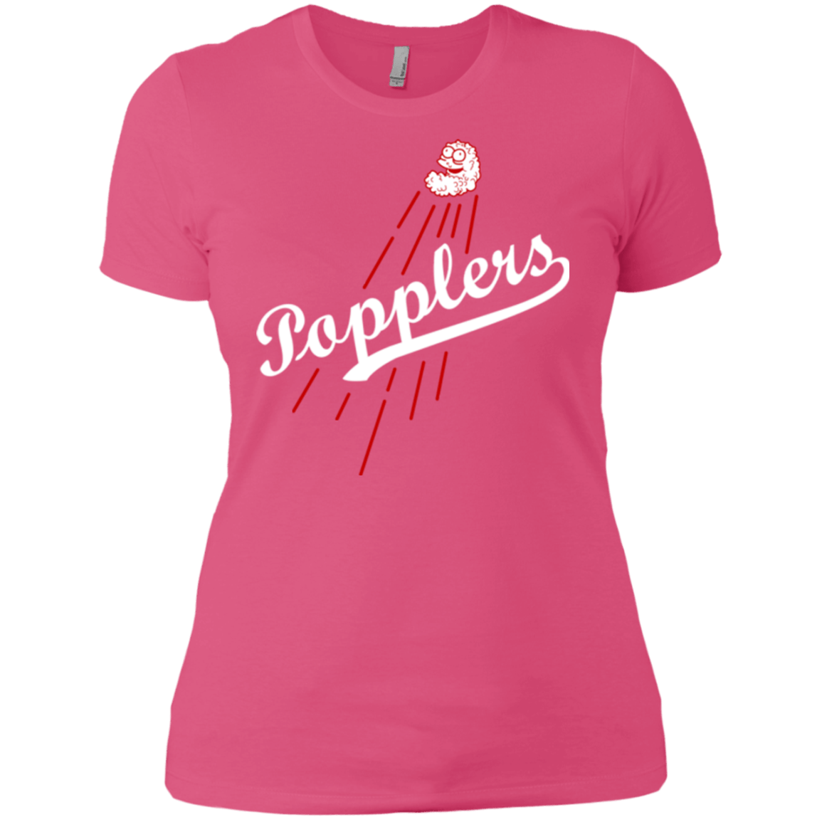 T-Shirts Hot Pink / X-Small Popplers Women's Premium T-Shirt