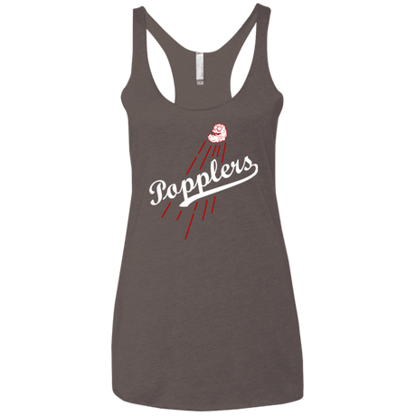 T-Shirts Macchiato / X-Small Popplers Women's Triblend Racerback Tank