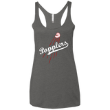 T-Shirts Premium Heather / X-Small Popplers Women's Triblend Racerback Tank
