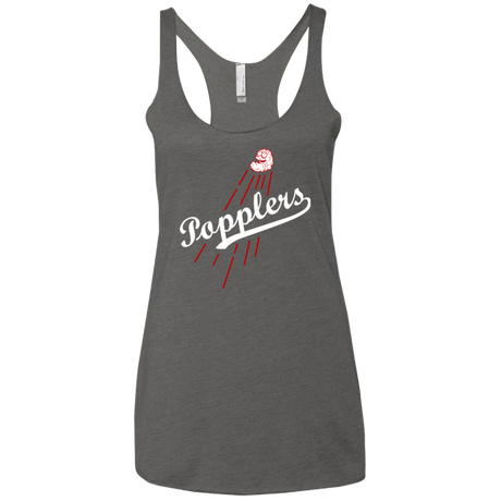 T-Shirts Premium Heather / X-Small Popplers Women's Triblend Racerback Tank