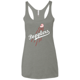 T-Shirts Venetian Grey / X-Small Popplers Women's Triblend Racerback Tank