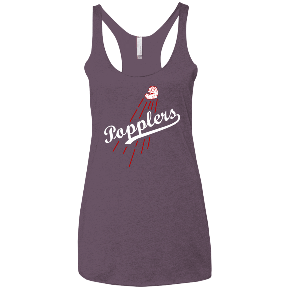 T-Shirts Vintage Purple / X-Small Popplers Women's Triblend Racerback Tank