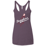 T-Shirts Vintage Purple / X-Small Popplers Women's Triblend Racerback Tank