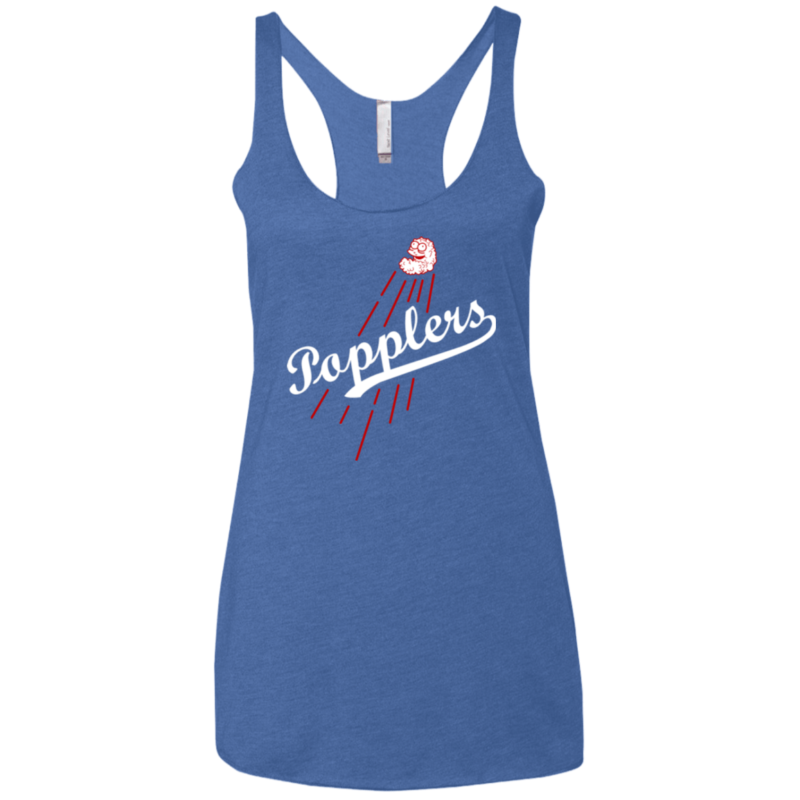 T-Shirts Vintage Royal / X-Small Popplers Women's Triblend Racerback Tank